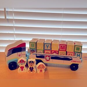 Melissa & Doug PAW Patrol Wooden ABC Block Truck